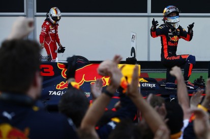 Ricciardo wins crazy Azerbaijan GP, Vettel and Hamilton clash