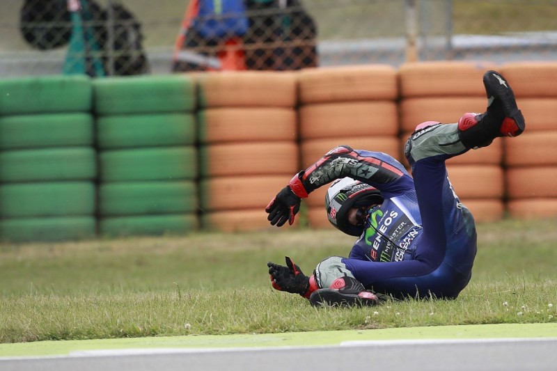 Strange crash cost Vinales the championship lead at Assen