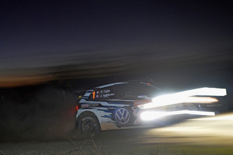 WRC Rally Australia: Sebastien Ogier takes lead from Kris Meeke