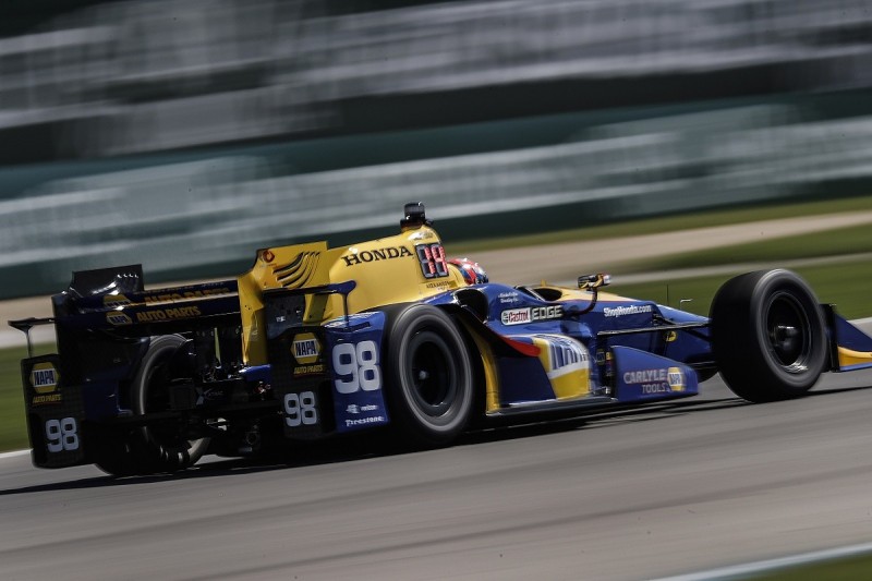 Alexander Rossi tops red-flagged first Road America IndyCar session