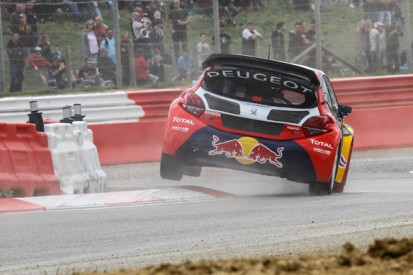 Loheac World Rallycross: Timmy Hansen sets pace for Peugeot