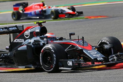 McLaren F1 team's Jenson Button calls Belgian GP 'embarrassing'