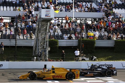 Pocono IndyCar: Andretti's Ryan Hunter-Reay wins crash-marred race