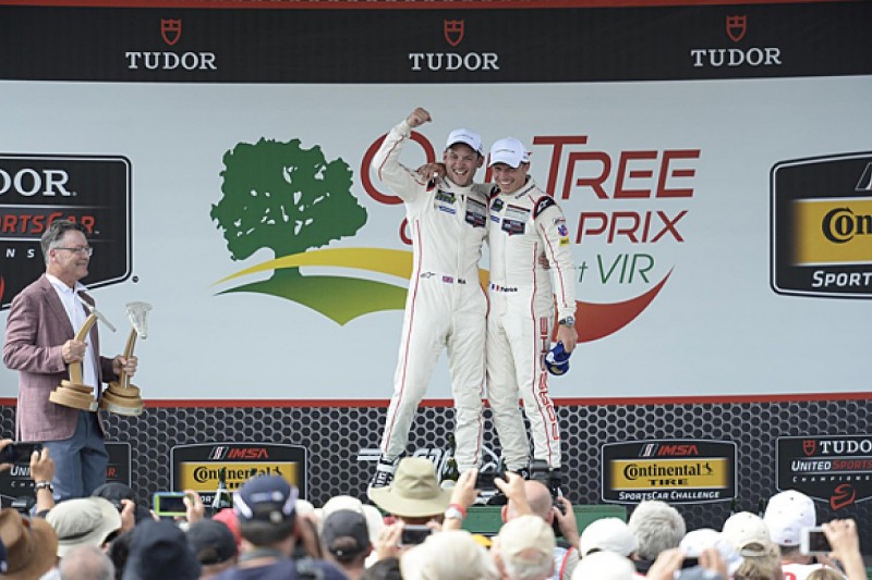 Virginia United SportsCar: Nick Tandy/Patrick Pilet win for Porsche