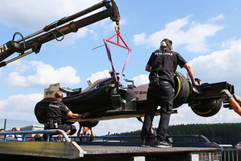 Belgian F1 GP: Nico Rosberg not reassured over tyres after blowout