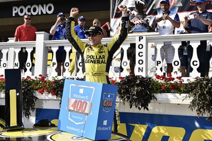 Pocono NASCAR: Matt Kenseth wins, Joey Logano, Kyle Busch run dry