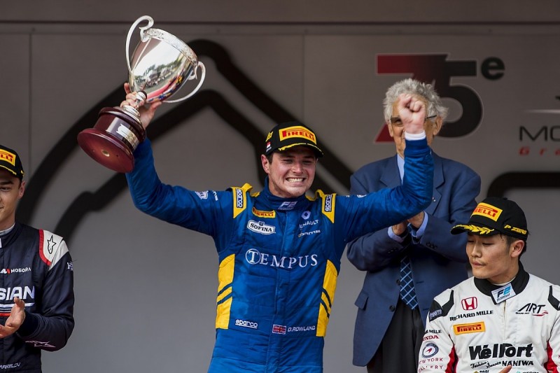 Monaco F2: Rowland takes first win as Leclerc retires