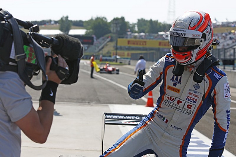GP3 Hungary: Luca Ghiotto takes pole position in closing moments