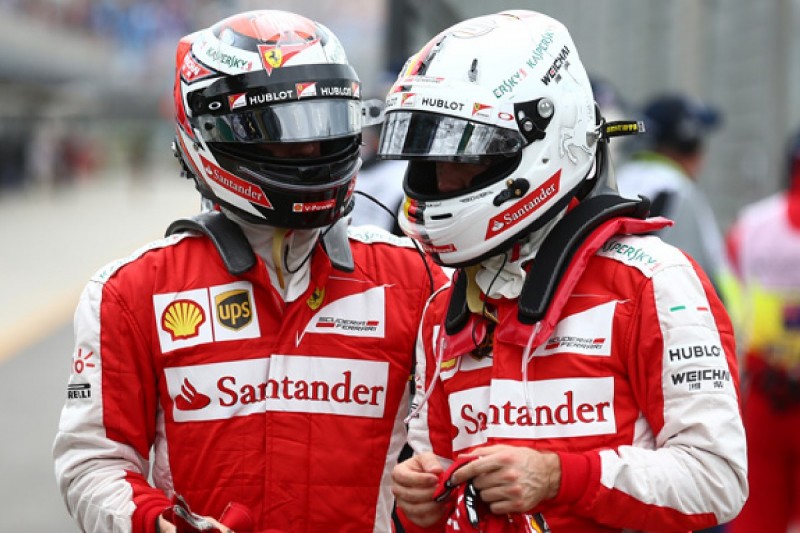 Kimi Raikkonen as fast as F1 team-mate Sebastian Vettel - Ferrari