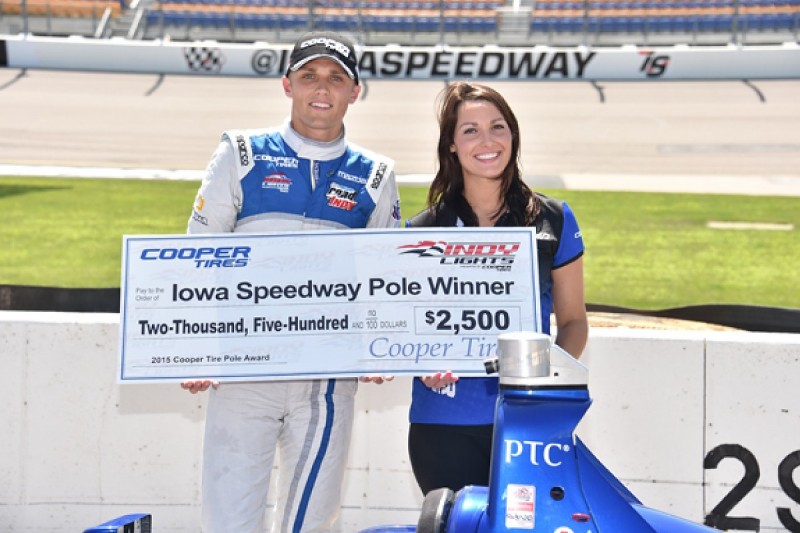 Iowa Indy Lights: Max Chilton leads Carlin qualifying 1-2