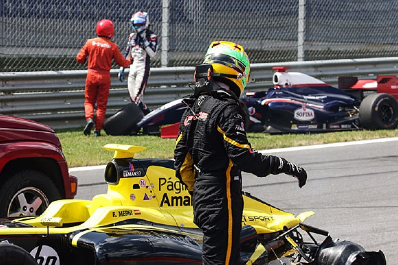Red Bull Ring FR3.5: F1 racer Roberto Merhi excluded over big crash