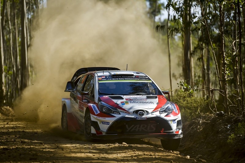 WRC Rally Portugal: Jari-Matti Latvala leads tight battle after SS4
