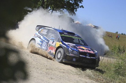 Rally Poland: Ogier leads after brake problems halt Tanak's charge