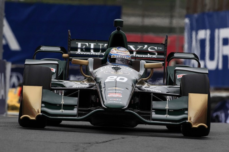 IndyCar oval debuts for Luca Filippi and Matthew Brabham in test