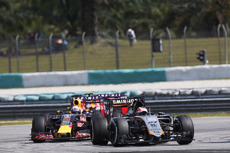 Force India now aiming to beat Red Bull to fourth in F1 standings