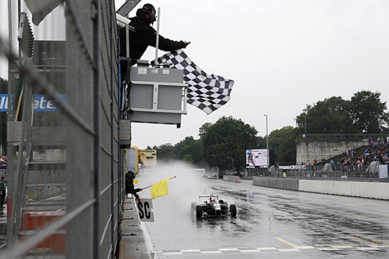 Norisring European F3: Charles Leclerc wins under safety car in wet