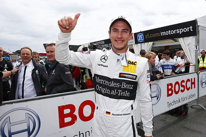 Norisring DTM: Mercedes' Christian Vietoris tops drying qualifying