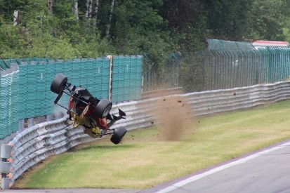 Gustavo Menezes says he skimmed his head in Spa European F3 crash