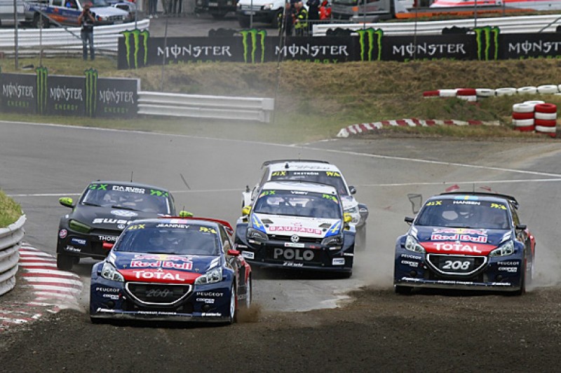 Estering World Rallycross: Davy Jeanney tops heats despite crash