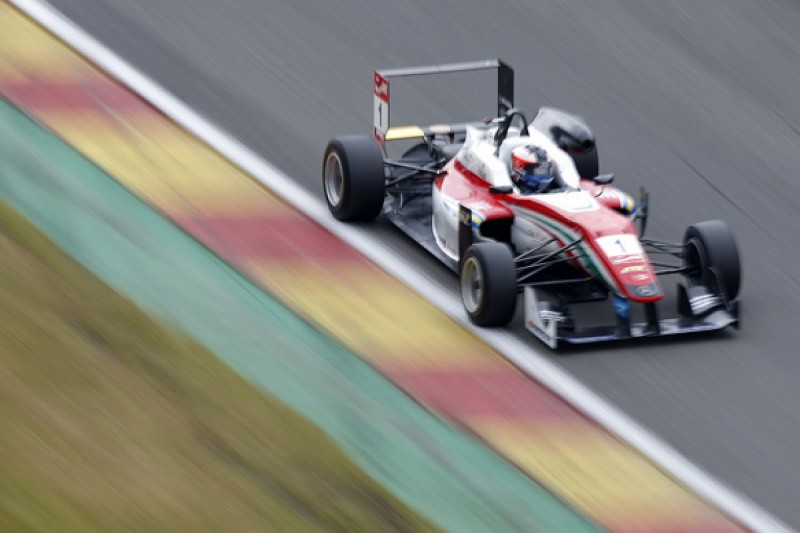 Spa European F3: Felix Rosenqvist dodges rain to take race one pole