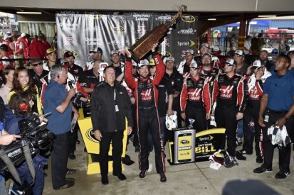 Michigan NASCAR: Stewart-Haas' Kurt Busch wins rain-shortened race