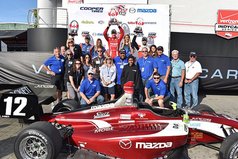 Indy Lights Toronto: Spencer Pigot wins, Nelson Piquet taken out