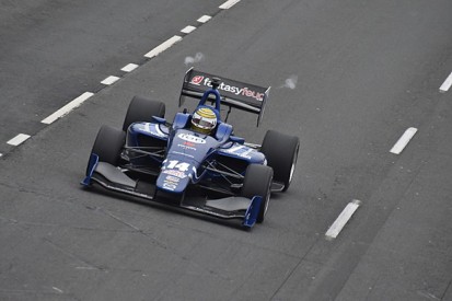 Toronto Indy Lights: Ex-F1 racer Nelson Piquet Jr on pole on debut