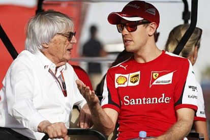 Sebastian Vettel shrugs off criticism from F1 boss Ecclestone