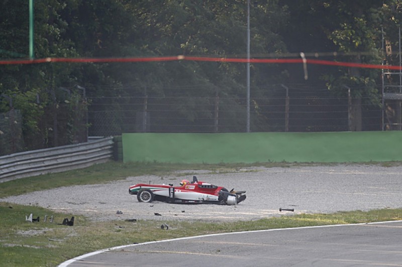 Monza European F3: Ferrari protege Stroll penalised for huge crash