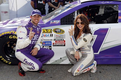 Dover NASCAR: Denny Hamlin beats Martin Truex Jr to pole