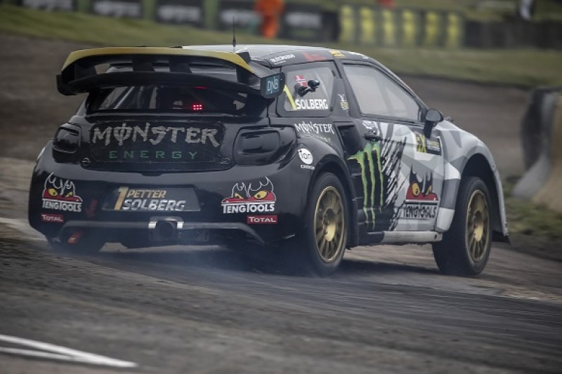 Lydden World Rallycross: Petter Solberg beats Mattias Ekstrom