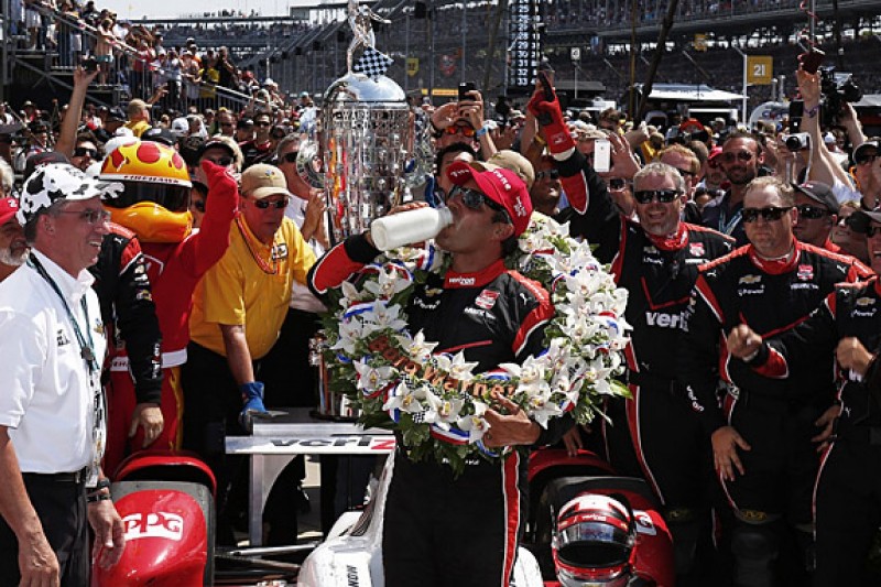 Juan Pablo Montoya wins 2015 Indianapolis 500 for Penske