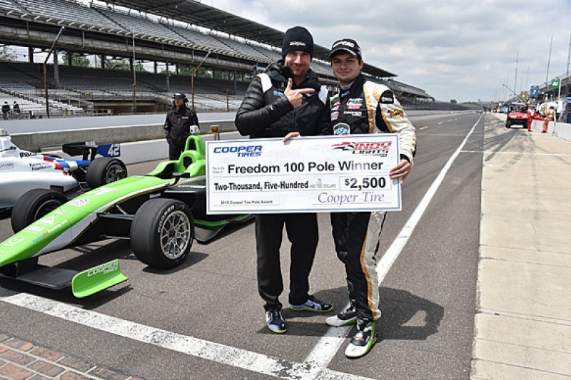 Indianapolis Indy Lights: Ethan Ringel on pole with record pace