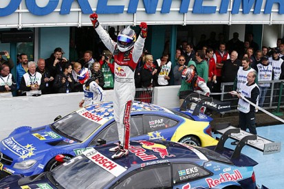Hockenheim DTM: Mattias Ekstrom wins race two for Audi in rain