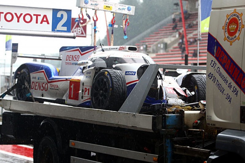 Toyota driver Kazuki Nakajima breaks vertebra in Spa WEC crash