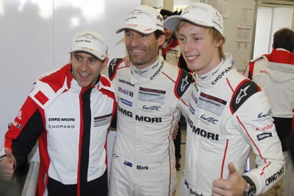 Silverstone WEC: Porsche's Mark Webber and Brendon Hartley on pole