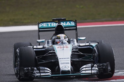 F1 Chinese GP: Lewis Hamilton leads Mercedes one-two in practice