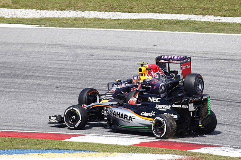 Force India wary of F1 becoming too harsh with collision penalties