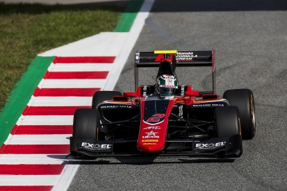 Barcelona GP3: Honda junior Fukuzumi holds off ART team-mate Aitken