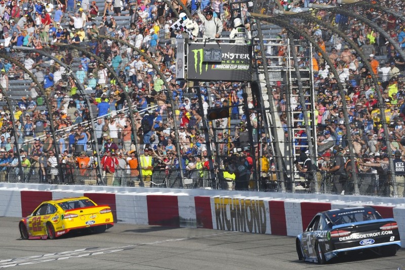 Richmond NASCAR: Joey Logano comes from last to lead Penske one-two