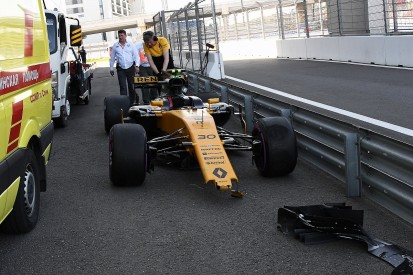 Russian GP: Palmer says qualifying crash happened under pressure