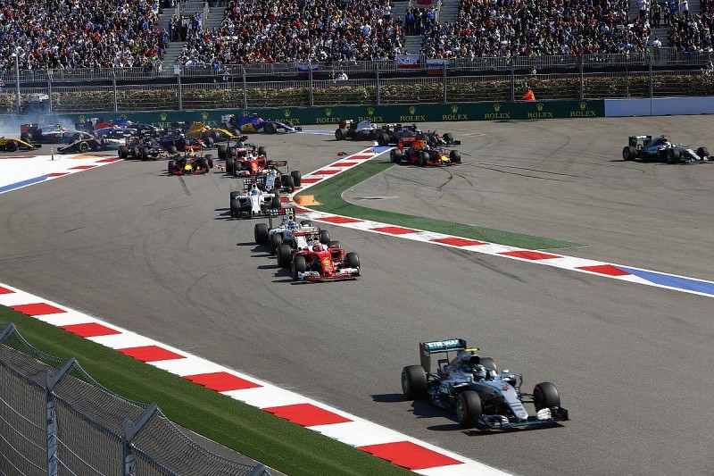 Russian Grand Prix: Changes made at Turn 2 to deter corner cutting