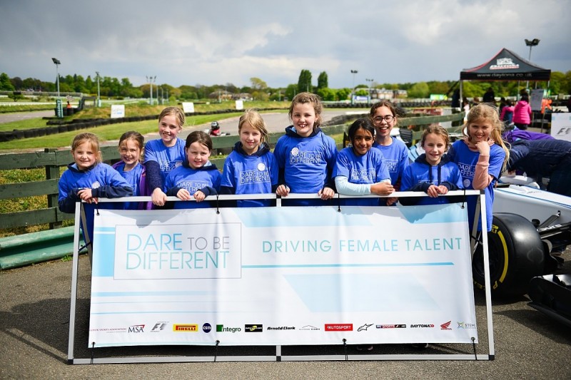 Susie Wolff's Dare To Be Different initiative back at kart track