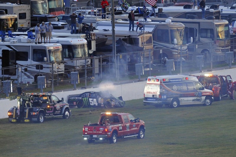 Busch Daytona crash a NASCAR wake-up call - Harvick