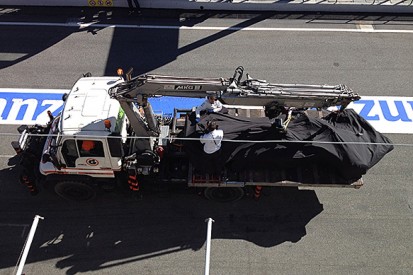 Barcelona F1 test: Fernando Alonso crash ends morning running