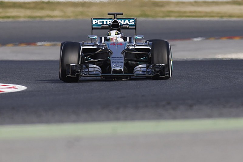 Barcelona F1 test: Lewis Hamilton unhappy with 'rock solid' tyres