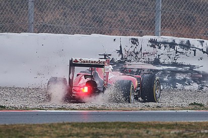 Barcelona F1 test: Sebastian Vettel takes blame for first-lap spin