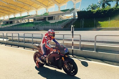 Casey Stoner continues Honda MotoGP test work at Sepang