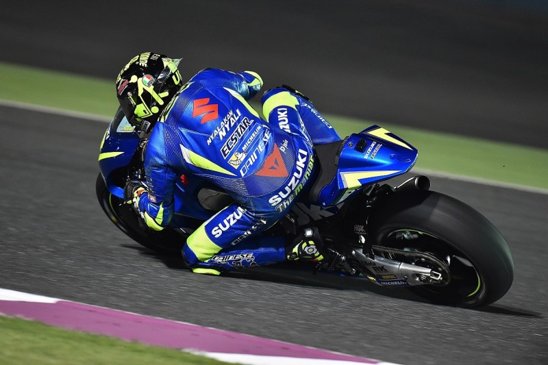 Suzuki MotoGP rider Andrea Iannone trying to copy Vinales' style
