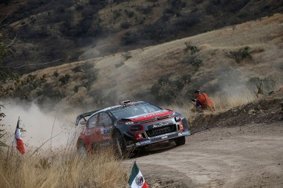 Rally Mexico: Citroen driver Meeke closes in on win as Ogier spins
